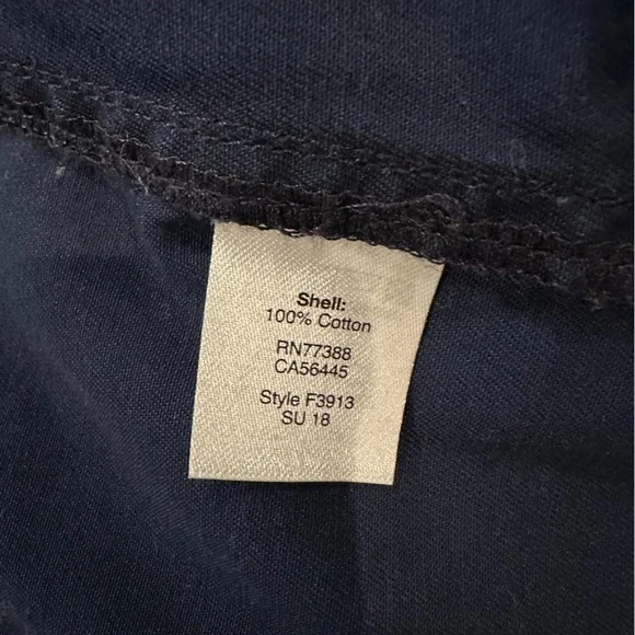 J Crew Factory Women’s Navy Blue Resin Coated Twill Field Jacket XS - Picture 6 of 9